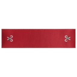 Candy Cane Felt Runner