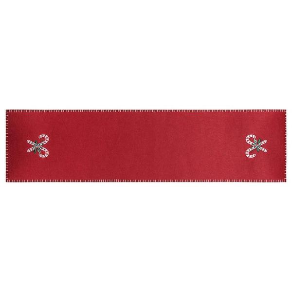 Candy Cane Felt Runner - image 