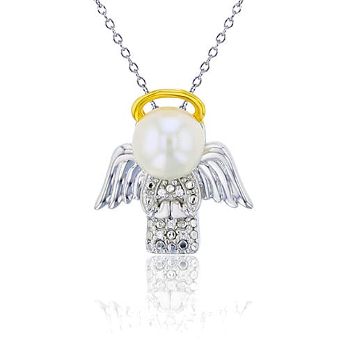 Gemstone Classics&#40;tm&#41; Angel Pearl Pendant - image 