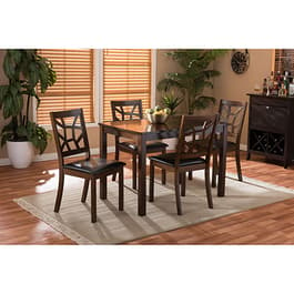 Baxton Studio Mozaika Contemporary 5pc. Dining Set