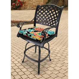 Jordan Manufacturing French Edge Colsen Noir Outdoor Seat Cushion