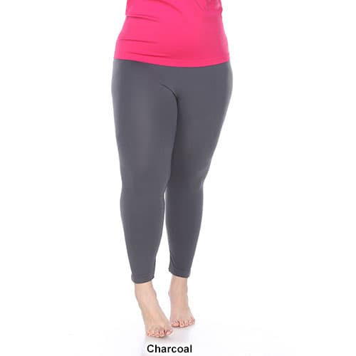 Plus Size White Mark Super Stretch Solid Leggings