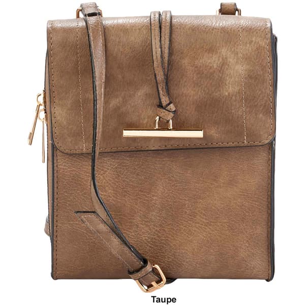 DS Fashion NY Solid Organizer Crossbody