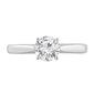 Nova Star&#174; Sterling Silver Lab Grown Diamond Solitaire Ring - image 3