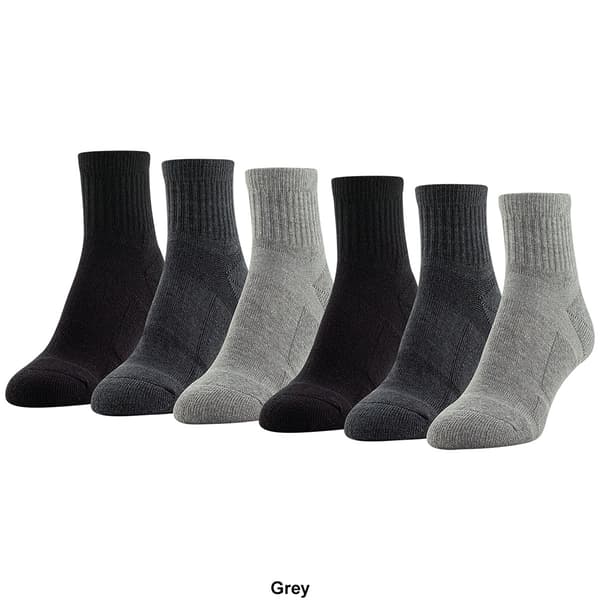 Womens Gold Toe 6pk. Fit Tech Cushion Quarter Socks