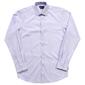 Mens Nautica Slim Fit Dress Shirt - White Ground Lavender Check - image 1