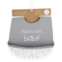 Baby Unisex Lila & Jack 2pk. Pasta La Vista Baby Silicone Bibs