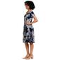 Womens Sami & Jo Short Sleeve Leaf Embroidered Jacquard Dress - image 4