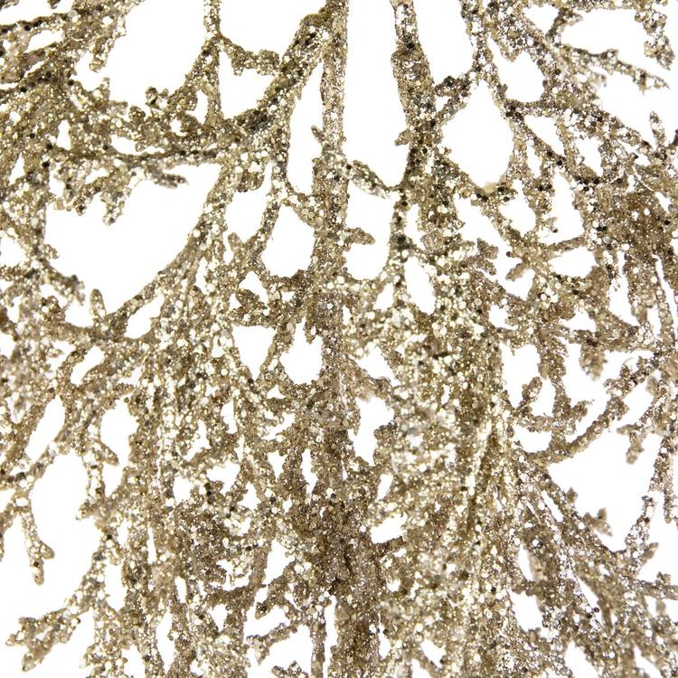 Northlight Seasonal 24in. Golden Glittered Pine Christmas Spray