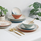 Sango Siterra Glazed Garden 12pc. Floral Dinnerware - Set for 4 - image 4