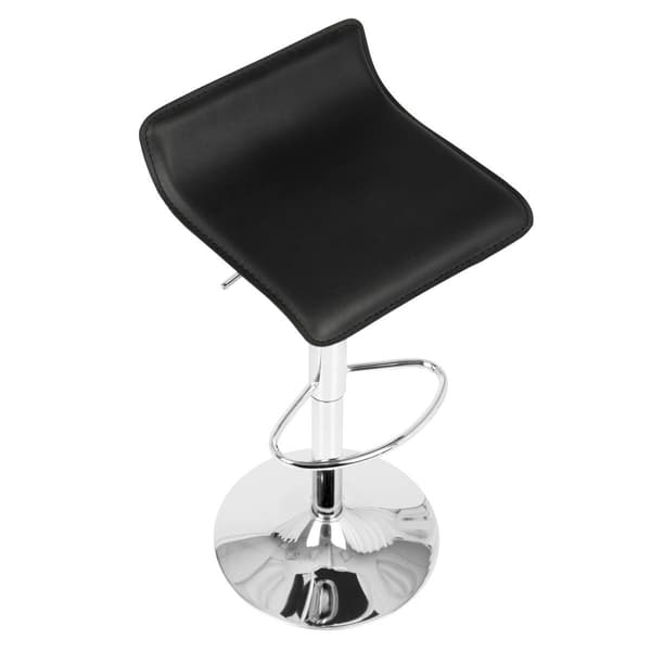 LumiSource Ale Contemporary Adjustable Bar Stools - Set of 2