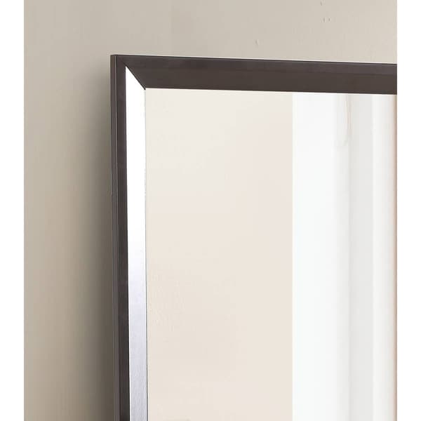 Passion Furniture Classic Square Framed Dresser Mirror - 36x36