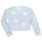Girls (7-16) No Comment Long Sleeve Braided Butterfly Sweater - image 1