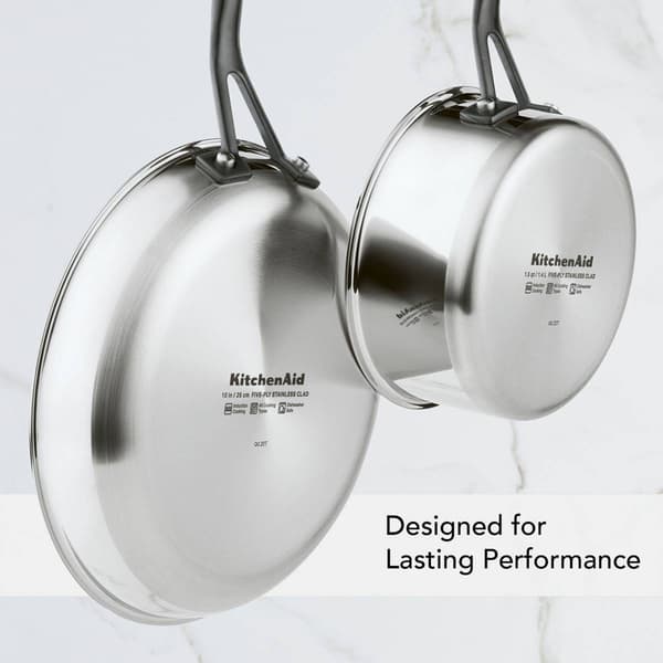 KitchenAid® 12.25in. 5-Ply Clad Stainless Frying Pan