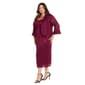 Plus Size R&M Richards 3/4 Bell Sleeve Lace Jacket Dress - image 2