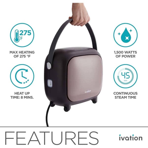 Ivation Multipurpose Cleaner Steamer w/ 18 Accessories