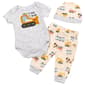 Baby Boy (NB-9M) bon bebe(R) 3pc. Truck Pants Set w/Hat - image 1