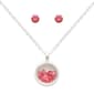 October Mini Birthstone Shaker Necklace & Earring Set - image 1