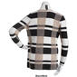Petites 89th & Madison 3-Tone Plaid Cozy Mossy Cardigan - image 2