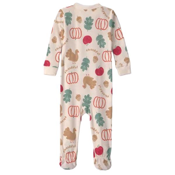 Baby Unisex (12-24M) Carter''s® Thanksgiving 2-Way Zip Pajamas