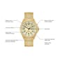Mens Caravelle Gold-tone Stainless Luminescent Watch - 44C112 - image 4