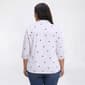 Plus Size Emily Daniels Strawberry Knit To Fit Casual Button Down - image 2