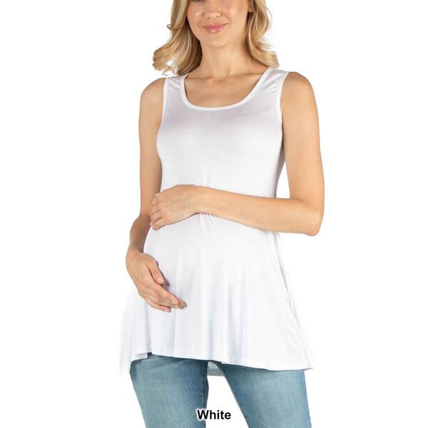 Plus Size 24/7 Comfort Apparel Maternity Tank Top
