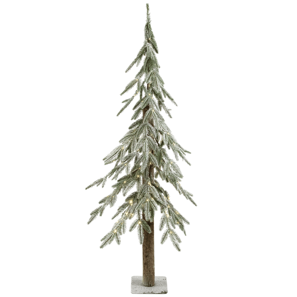 Northlight 4ft. Pre-Lit LED Alpine Flocked Christmas Tree