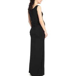 Womens Glow & Grow&#174; Sleeveless Solid Maternity Maxi Dress