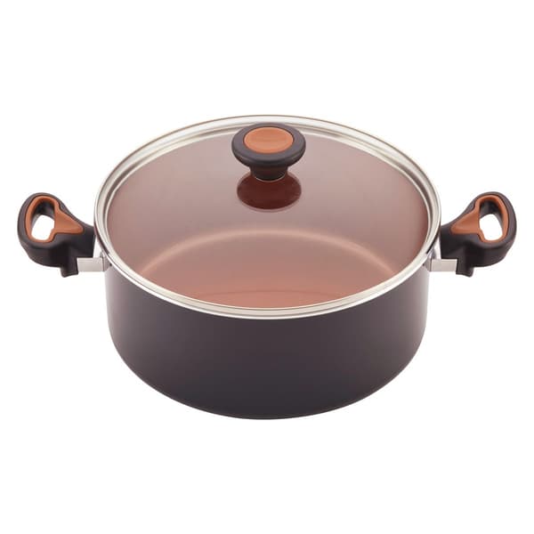 Farberware&#174; 12pc. Glide&#8482; Copper Ceramic Nonstick Cookware Set