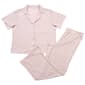 Womens Danskin Short Sleeve Rib Notch Collar Pajama Set - image 2