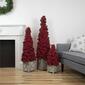 Northlight Seasonal 50in. Berry Cone Potted Christmas Topiary - image 2