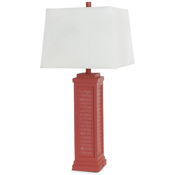 Sea Winds 29.5in. Red Shutter Coastal Table Lamp - image 