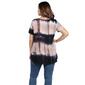 Plus Size 24/7 Comfort Apparel Bohemian Criss Cross Neckline Top - image 2