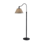 Adesso Shiloh Floor Lamp with Soft Pleated Oatmeal Linen Shade - image 1