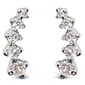 Haus of Brilliance 10kt. White Gold Diamond Climber Earrings - image 1