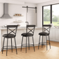 HH2 Home Decker Commercial Grade Metal Bar Height Swivel Stool - image 8