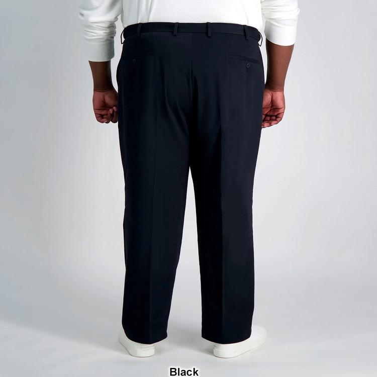 Mens Big &amp; Tall Haggar® Flat Front Iron Free Pants