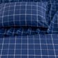 Freshfolds Turkish Cotton Blue Windowpane Flannel 4pc. Sheet Set - image 3