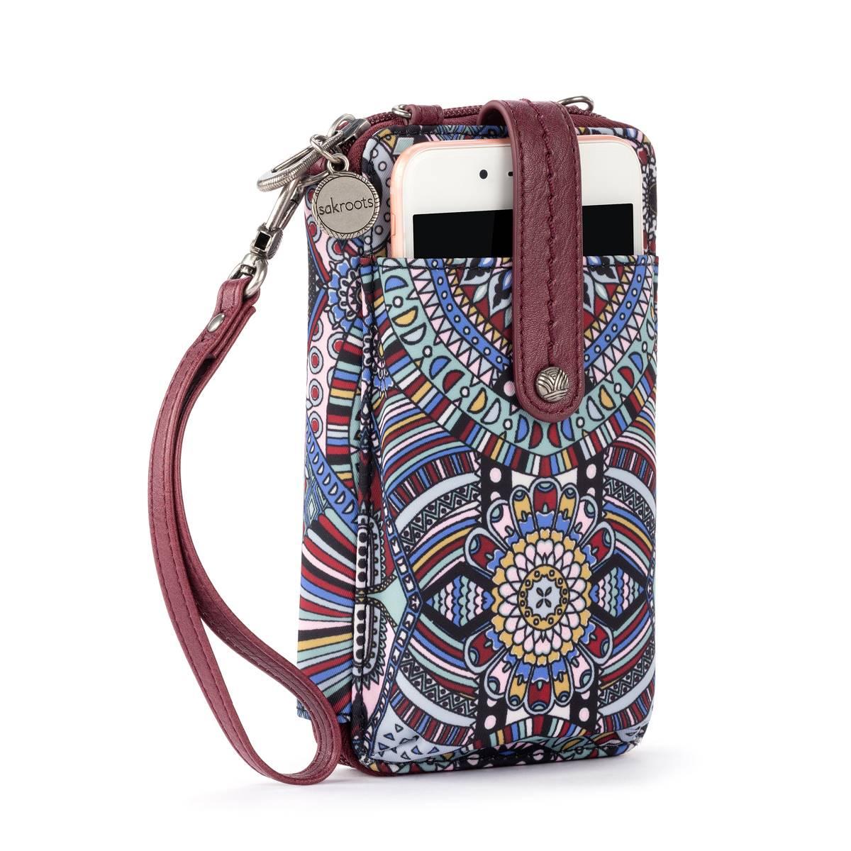 Sakroots Women's Salinas Crossbody Bag - Recycled EcoTwill, Phone Sleeve, Convertible