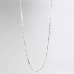 Design Collection Silver-Tone Round Link Chain Necklace