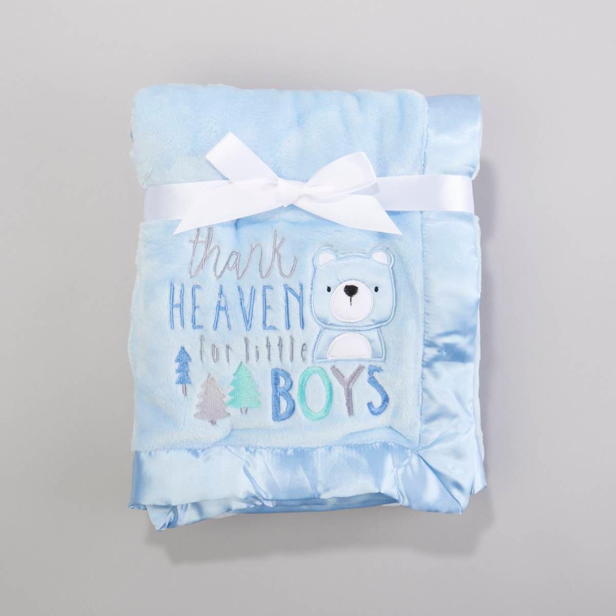 Baby Essentials(R) Thank Heaven For Little Boys Blanket