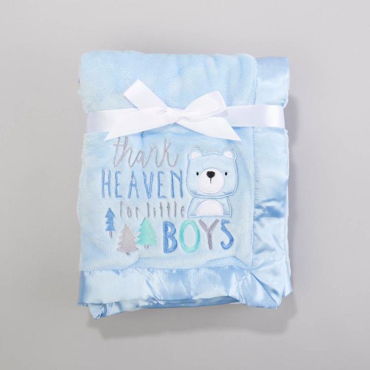 Baby Essentials(R) Thank Heaven For Little Boys Blanket