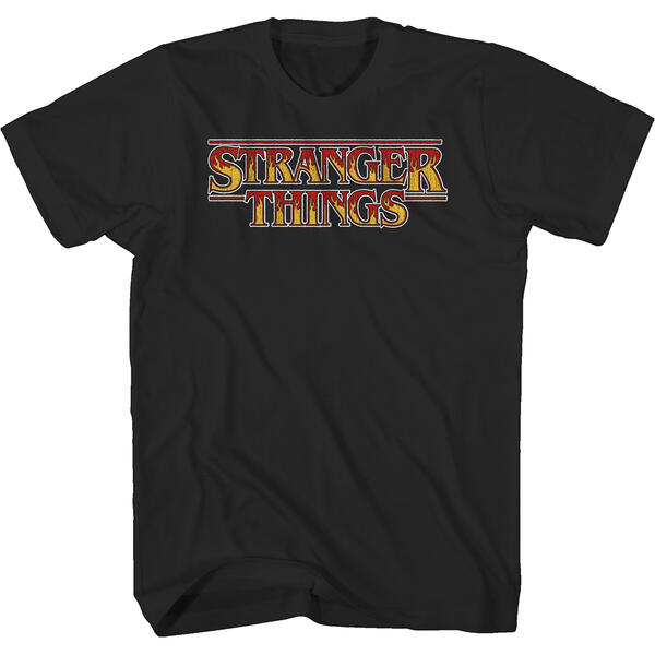Young Mens Stranger Things Short Sleeve Graphic T-Shirt - image 