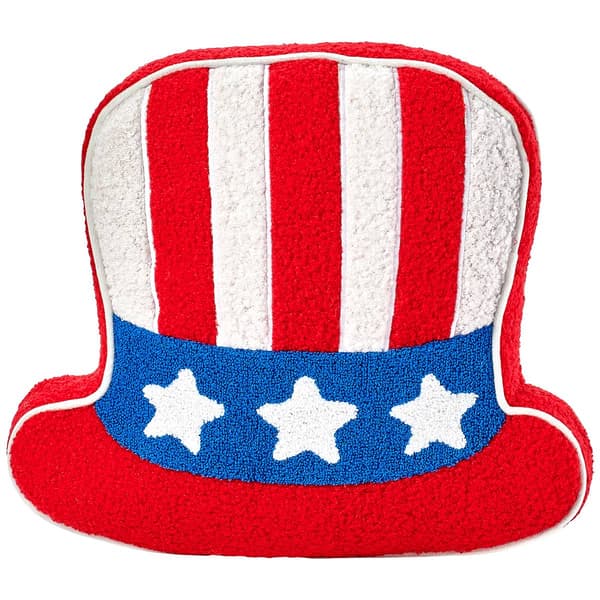 American Hat Shaped Decorative Pillow - 12x14 - image 