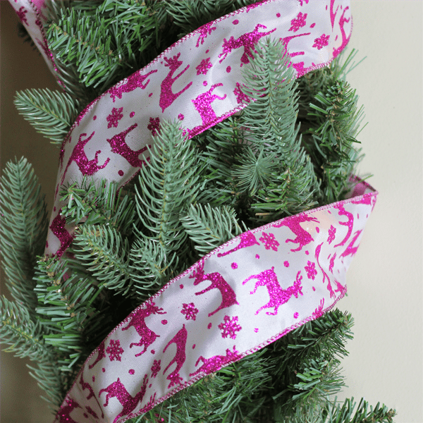 Northlight 12pk. Glistening Purple Reindeer Christmas Ribbons