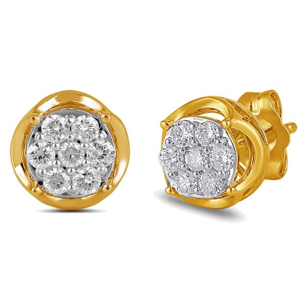 Nova Star(R) Gold 1/4ctw. Lab Grown Diamond Stud Earrings - image 