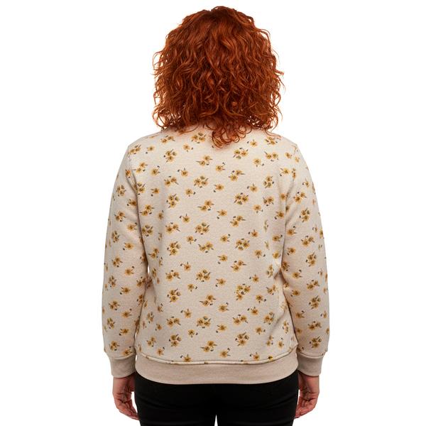 Plus Size Hasting & Smith Sunflower Fleece Sweatshirt