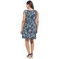 Womens Connected Apparel Sleeveless Floral Pocket A-Line Dress - image 2