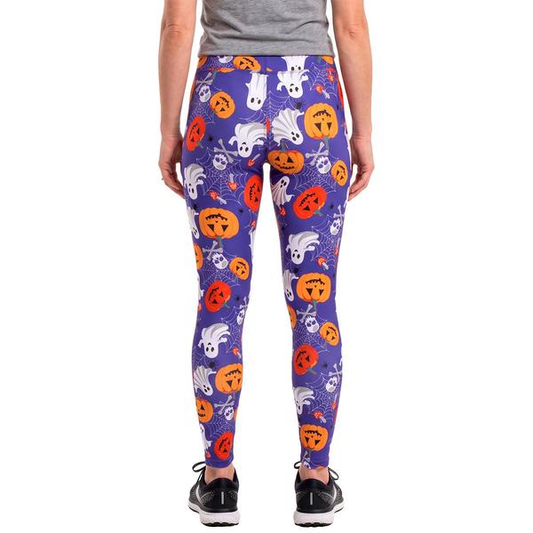 Womens  Runway Ready Ghosts/Pumpkins Halloween Leggings